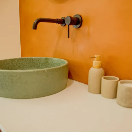 Casa C - cocina en Piedra Sinterizada Thar